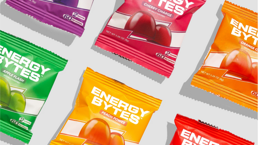 Energy Bytes are caffeine gummies that are designed to boost you performance while running, cycling and working out.