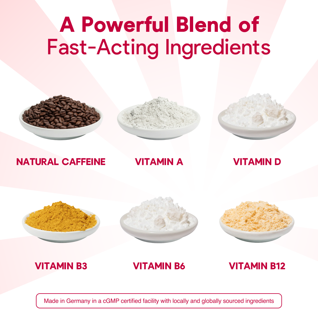 Daily Energy - Strawberry Flavour - 60 Gummies