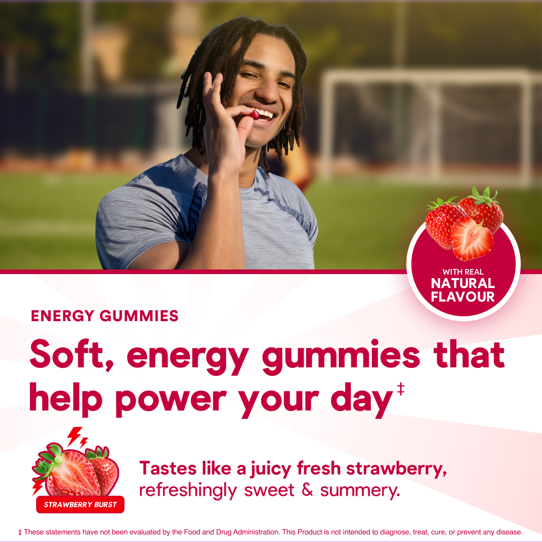 Daily Energy - Strawberry Flavour - 60 Gummies