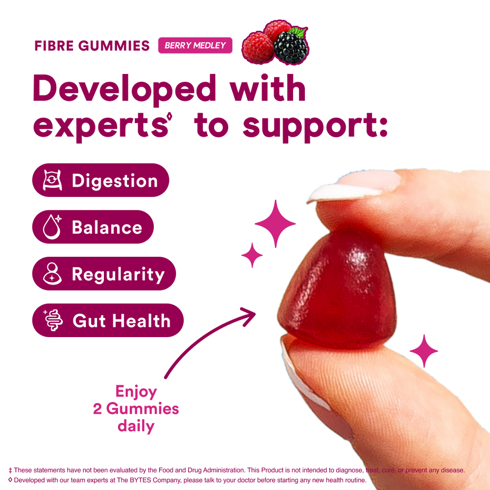 Fibre Gummies - Berry Flavour - 60 Count