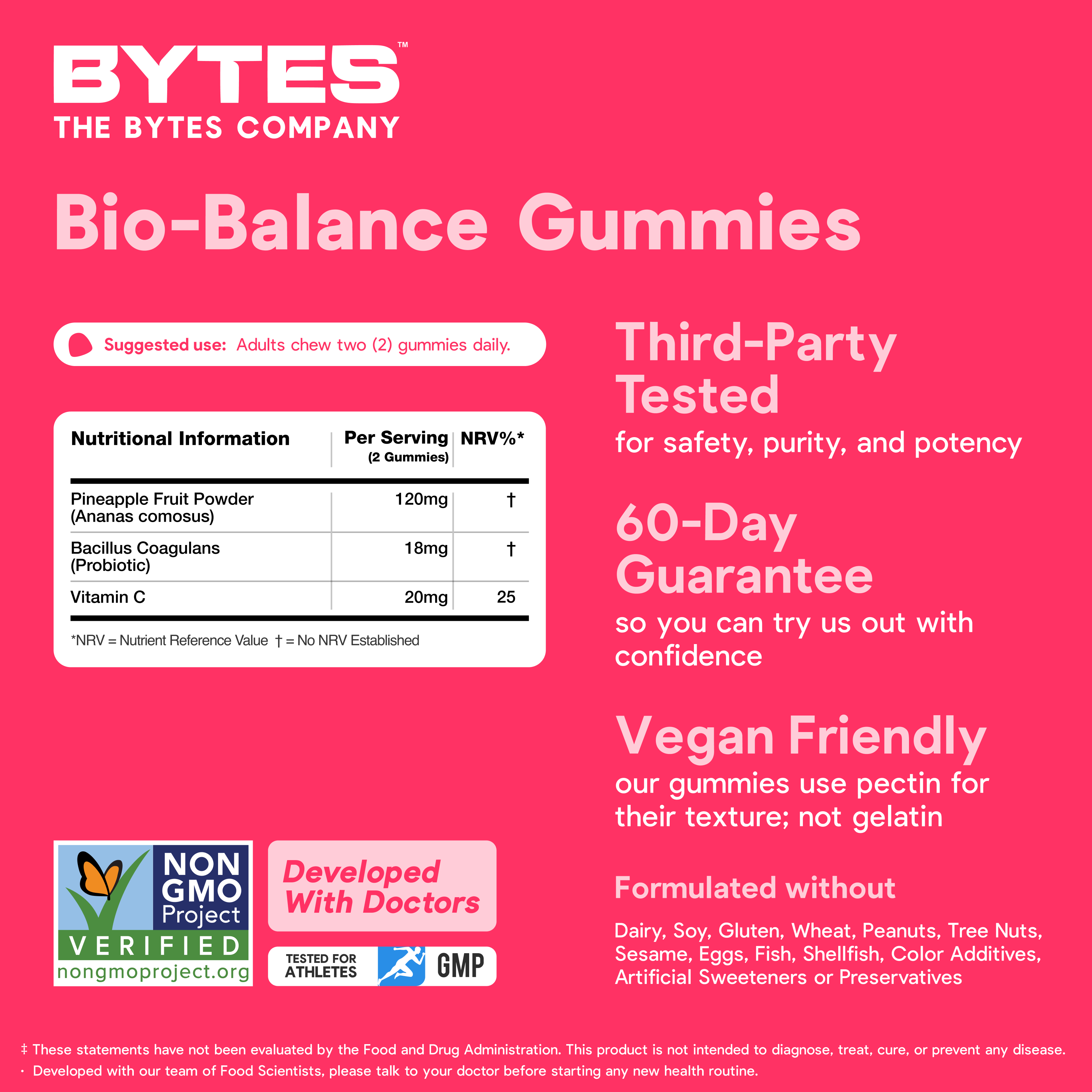 Women's Bio-Balance - Pineapple Flavour - 60 Gummies